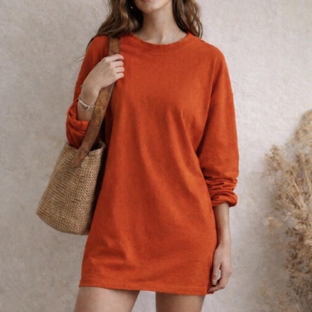 Free People FP Beach Magnolia Mini Dress XS Poppy Dolman Boho
